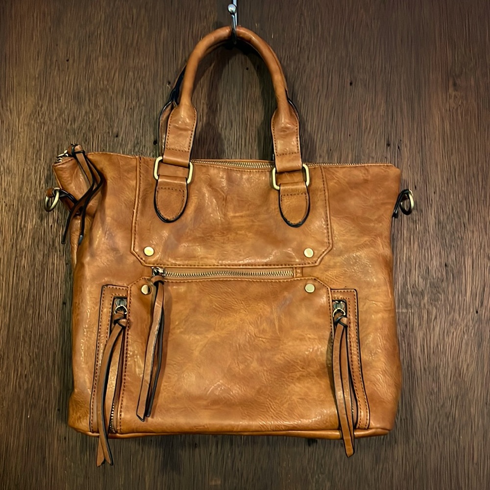 Leather handbag